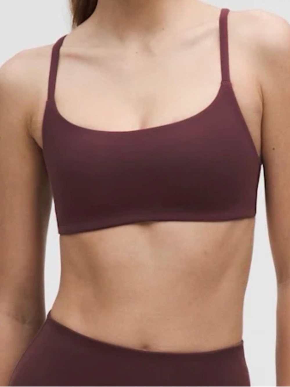 lululemon wunder train strappy racer back bra